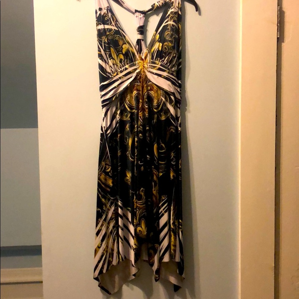 fleur-de-lis hanker chief dress Large